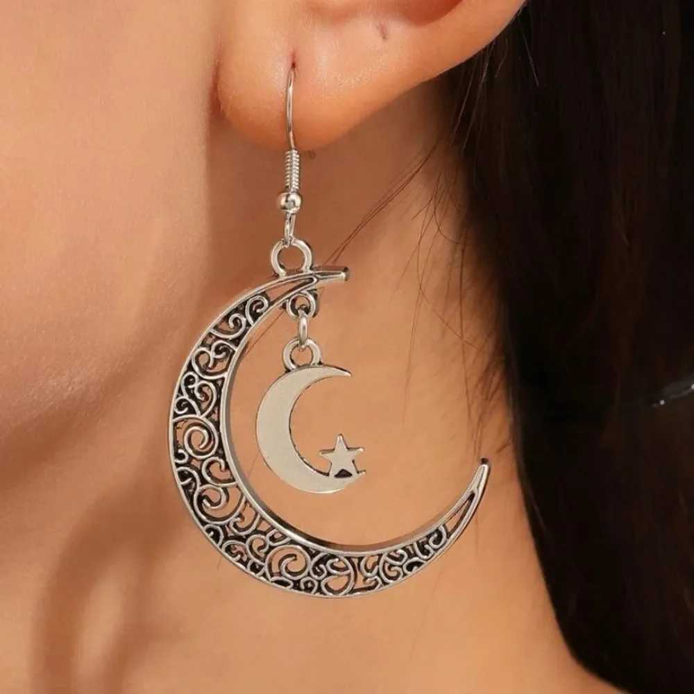 3for$20 NEW Moon & Star Drop Earrings